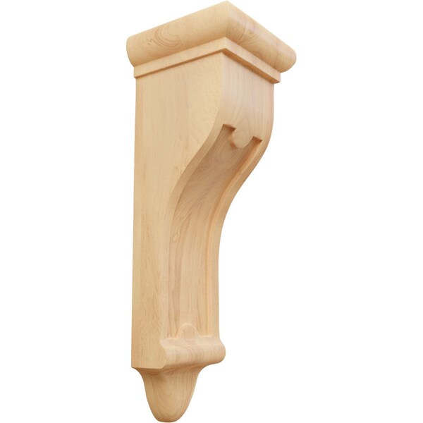Ekena Millwork 4"W x 4"D x 12"H Arts and Crafts Corbel, Red Oak COR04X04X12ARRO - main